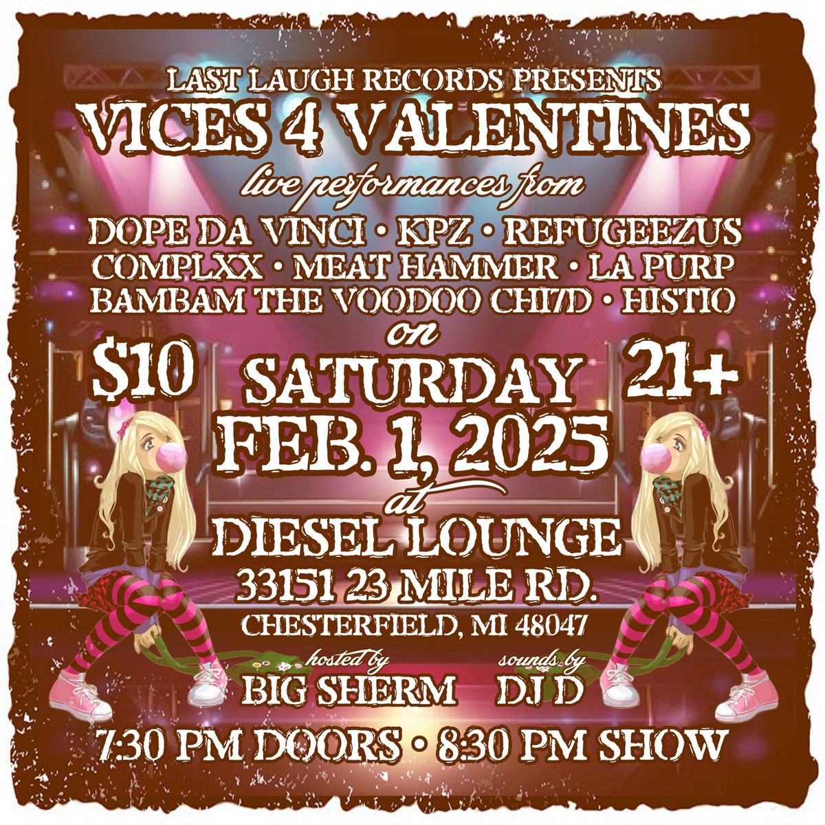 Last Laugh Records Presents: VICES4VALENTINES 2025