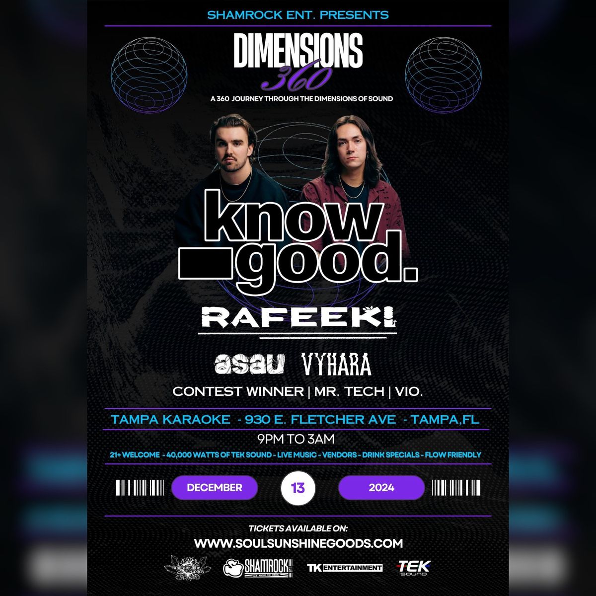 KNOWGOOD w\/ RAFEEKI (DIMENSIONS 360 - 12.13.24)