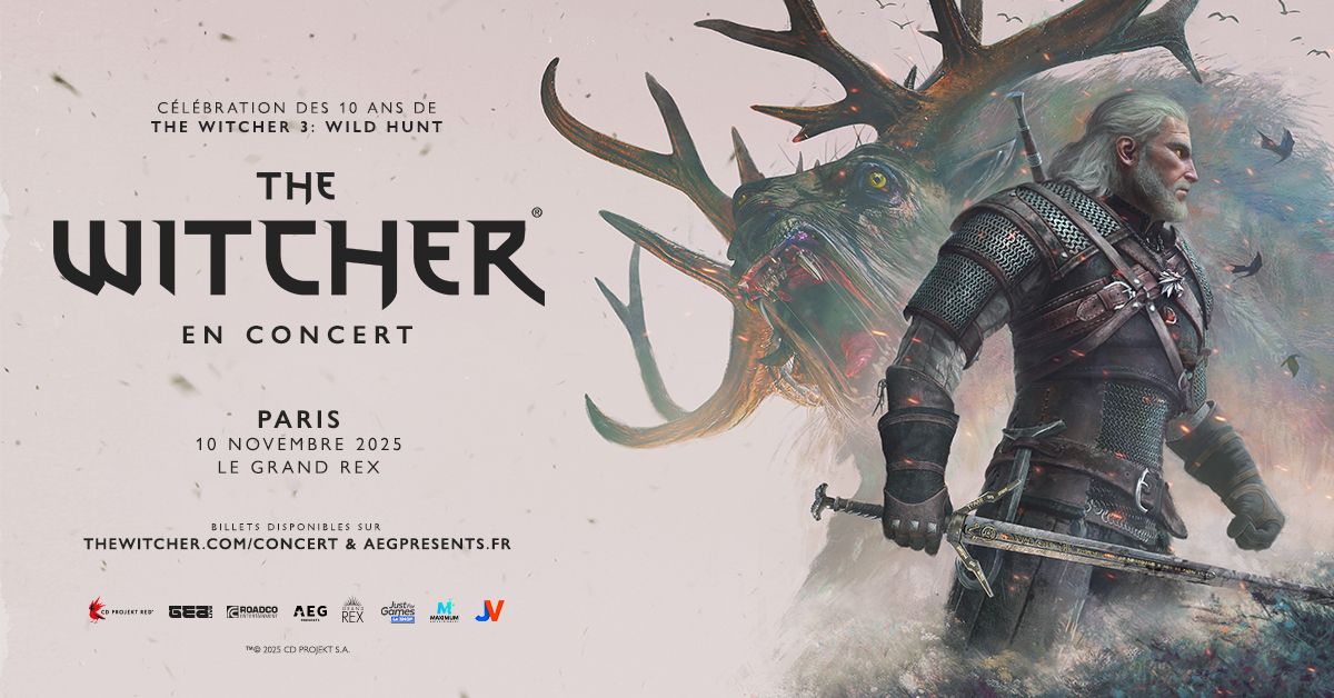 The Witcher en Concert \u2022 Le Grand Rex, Paris \u2022 10 novembre 2025