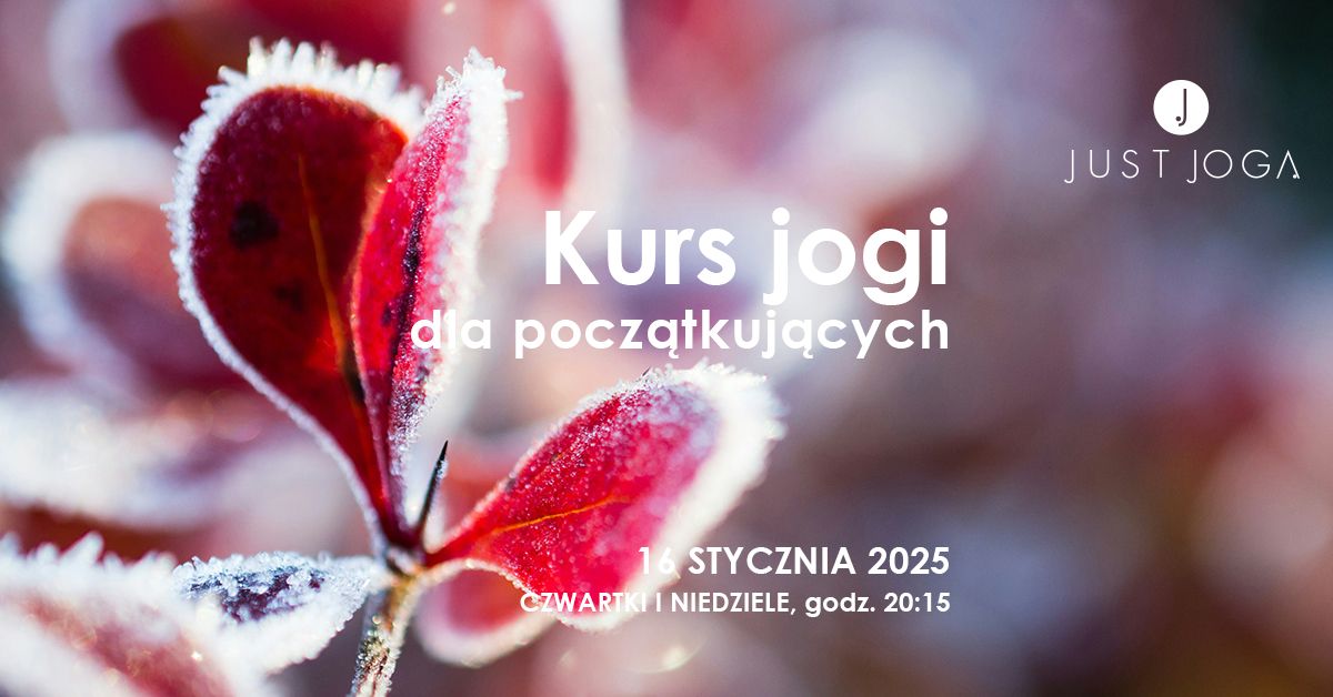 Kurs jogi dla pocz\u0105tkuj\u0105cych 