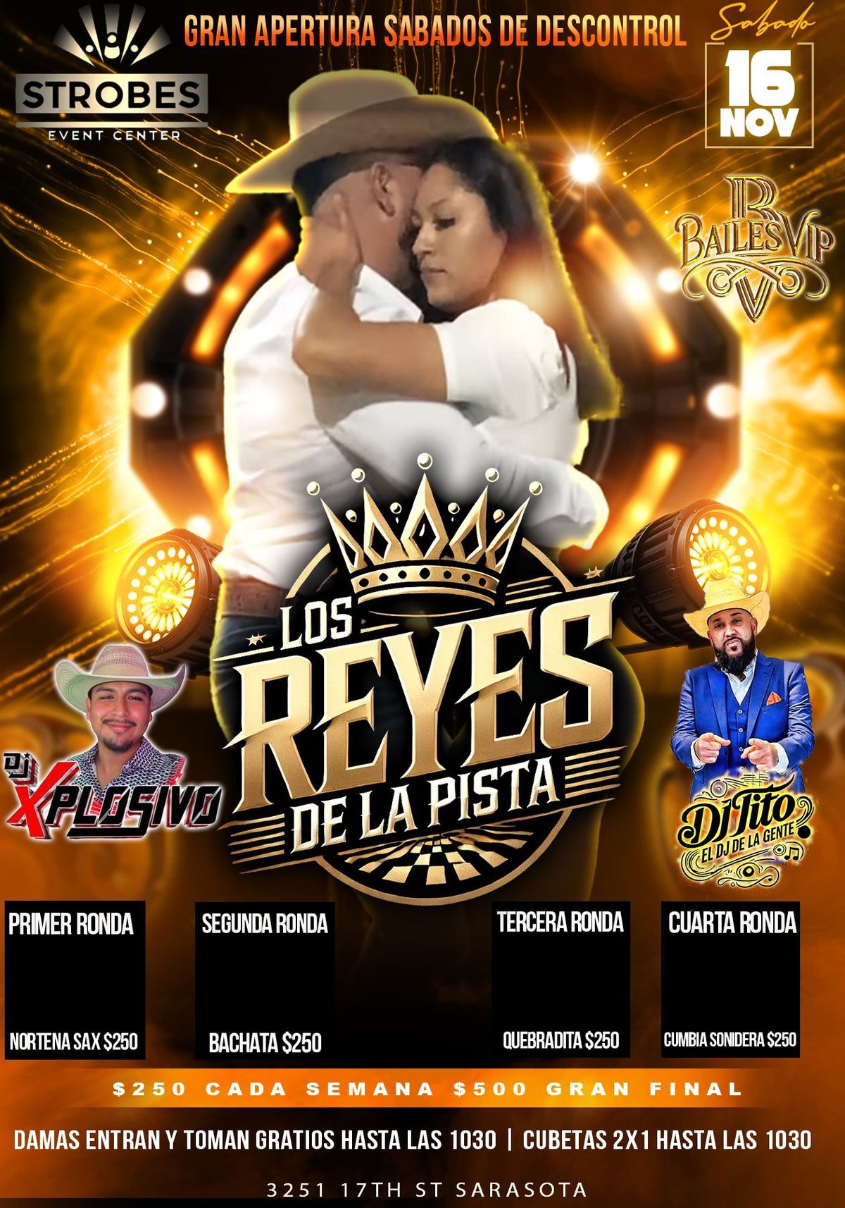 Gran Apertura! Los Reyes de la Pista $$$