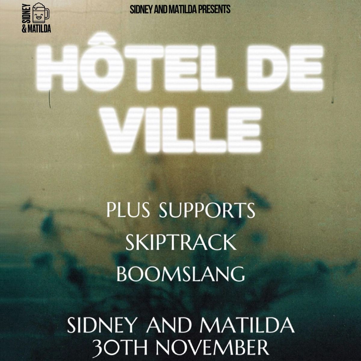 H\u00f4tel De Ville + Skiptrack + Boomslang 