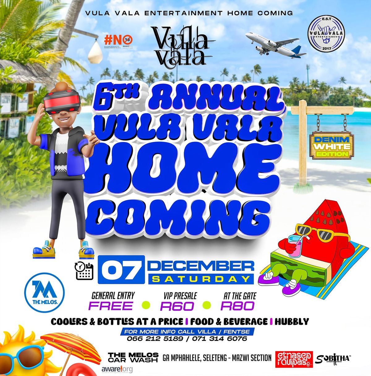 6TH ANNUAL VULA VALA HOMECOMING (DENIM & WHITE EDITION)