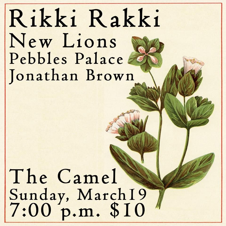 Rikki Rakki with New Lions, Pebbles Palace, and Jonathan Brown