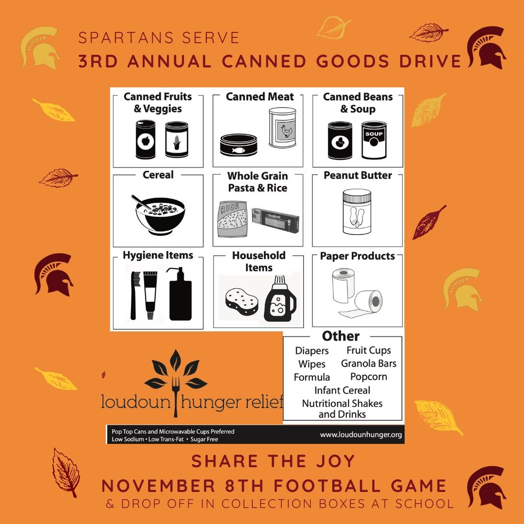 3rd Annual Canned Goods Drive at Broad Run