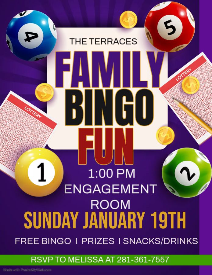 Family Bingo at The Terraces