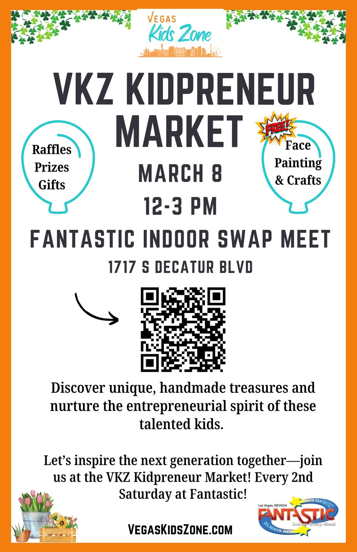 VKZ Kidpreneur Market at Fantastic Indoor Swap Meet!