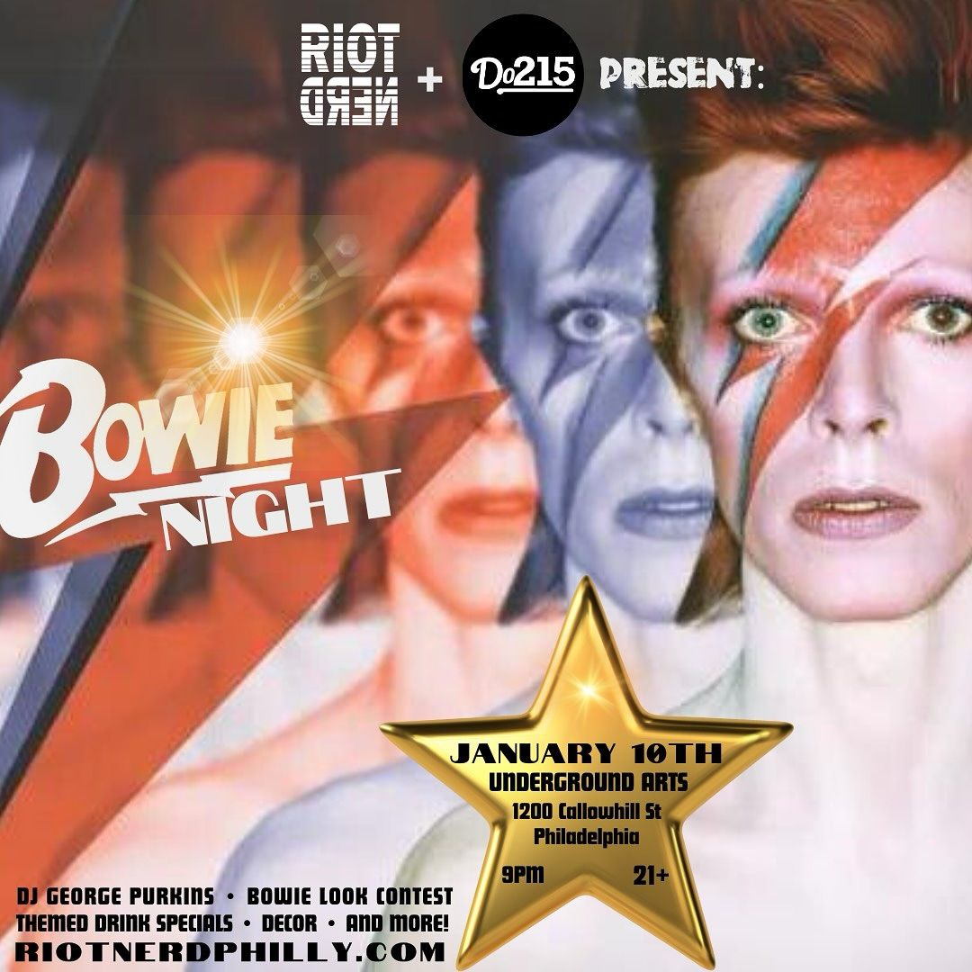 Bowie Night at Underground Arts