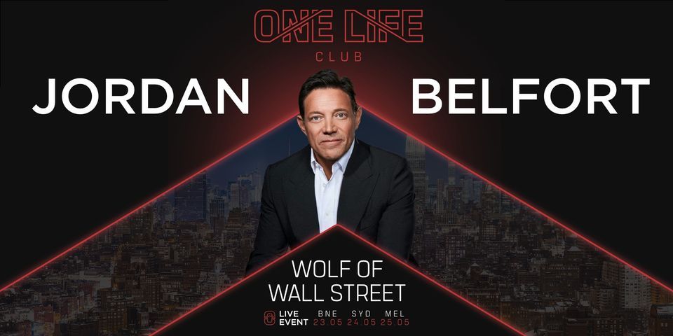 Jordan Belfort - Wolf of Wall Street (Sydney)