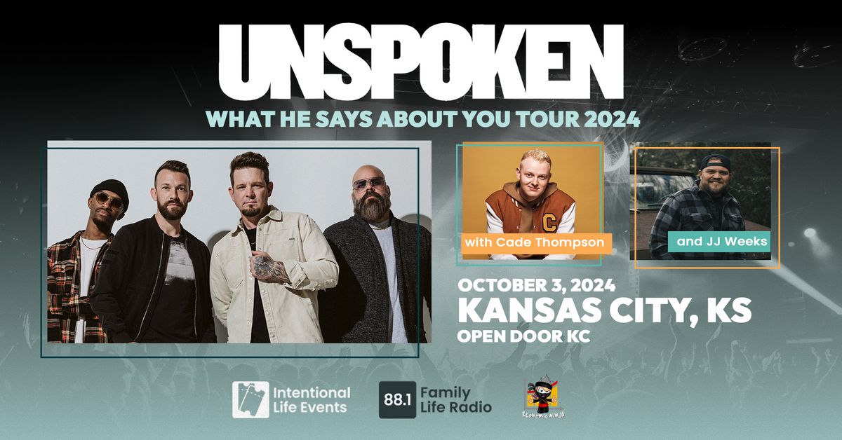 Unspoken with special guests Cade Thompson + JJ Weeks