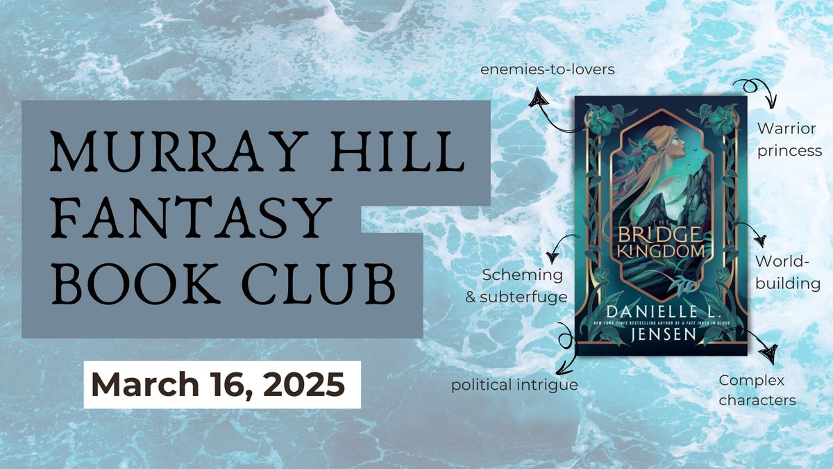 Murray Hill Fantasy Book Club Meet-up \u2014 March 2025