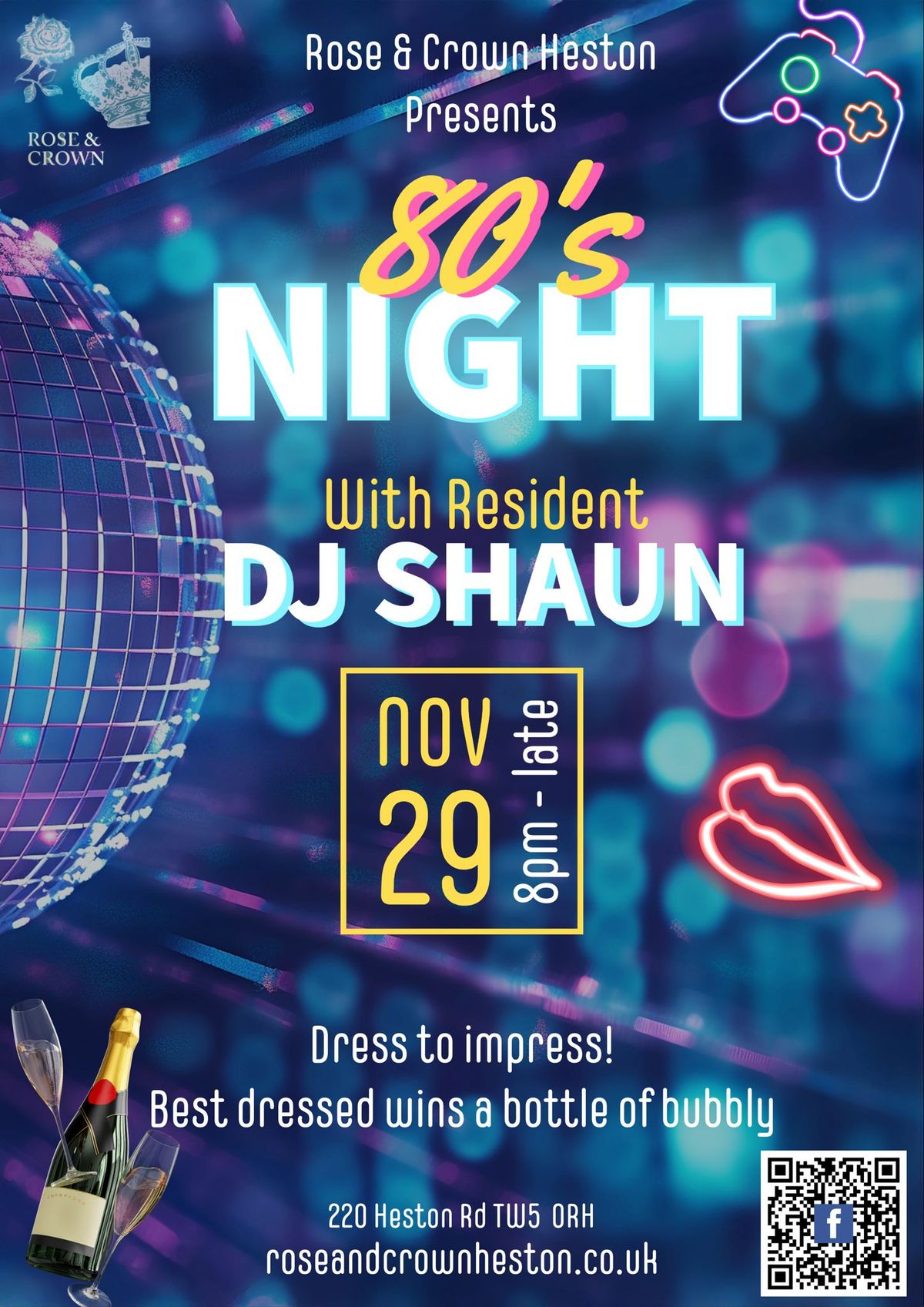 80s Night with DJ Shaun!!