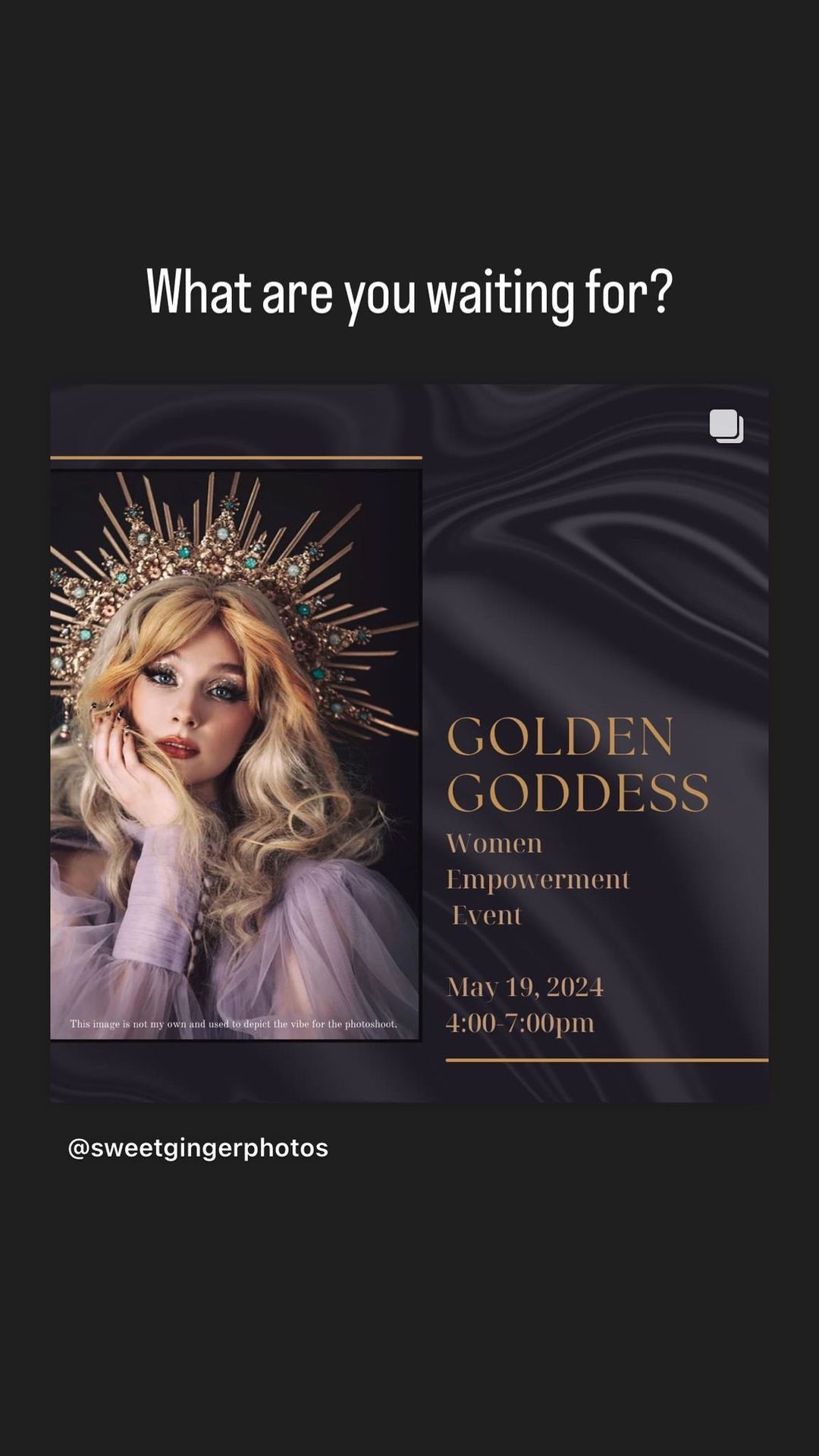 Golden Goddess Event 