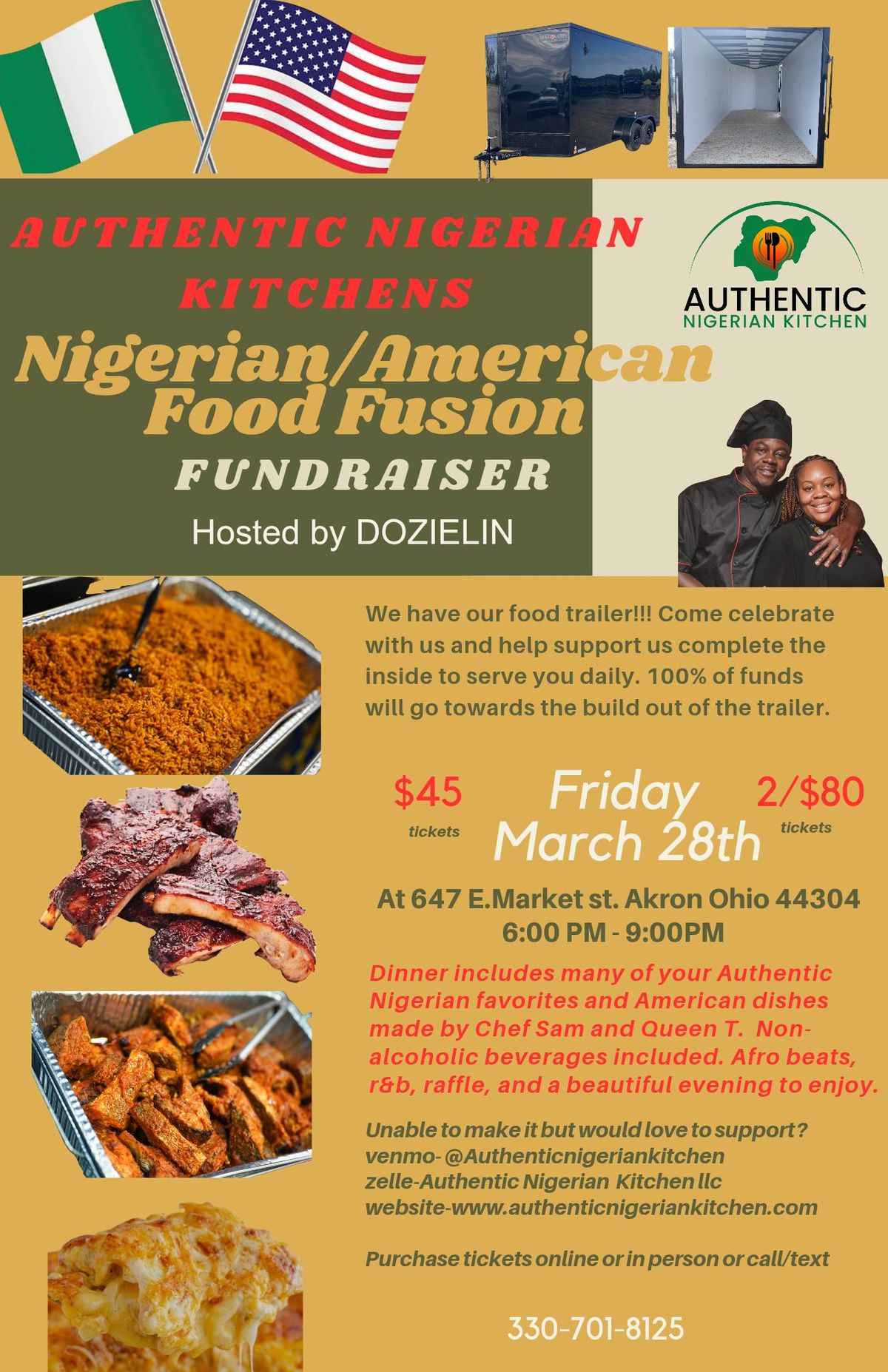 Nigerian American Food Fusion Fundraiser