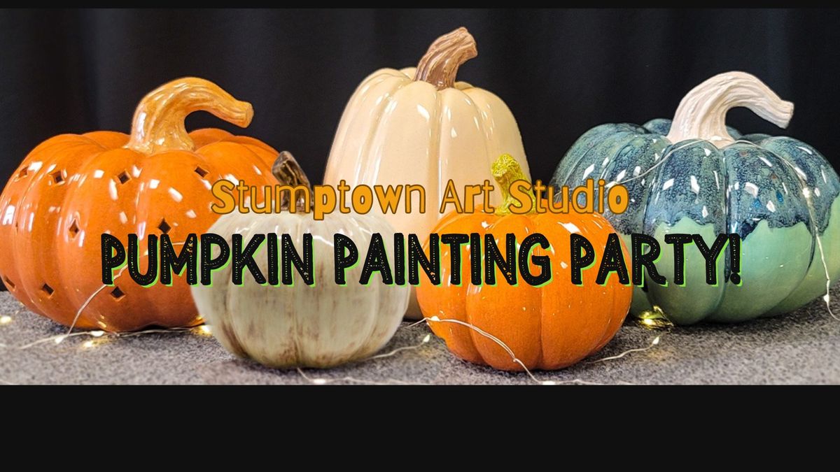 Paint-your-own-Pottery | Pumpkin Painting Party! 