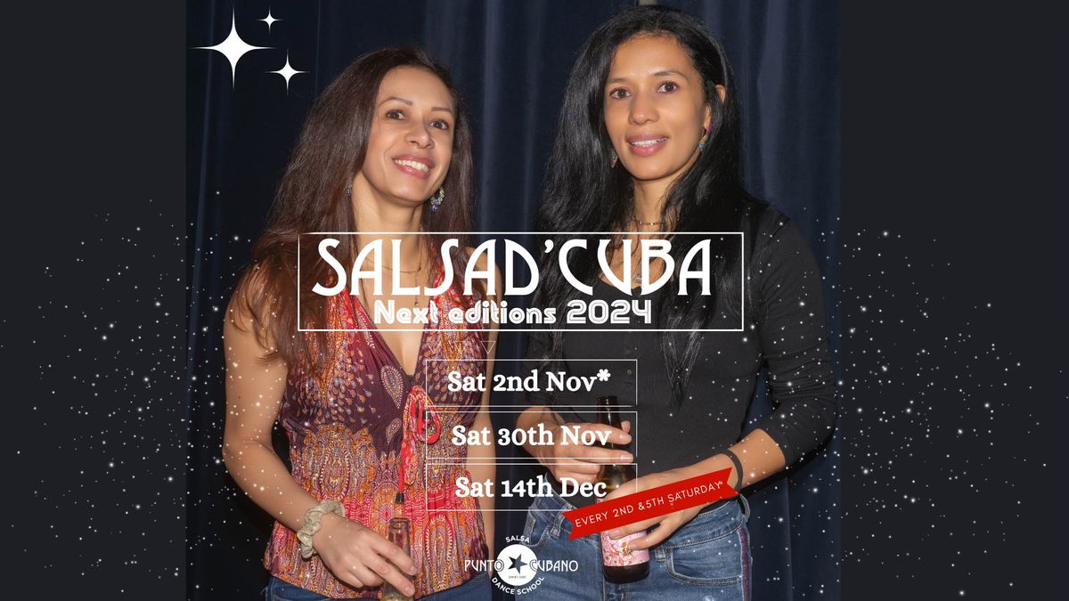 SalsaD'Cuba - Saturday 30th November - Amsterdam