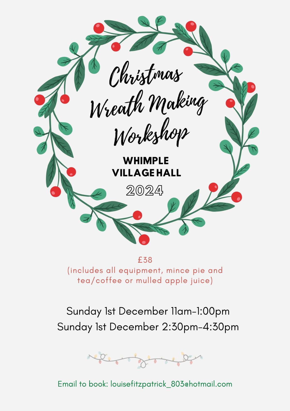 Christmas Wreath Making Workshop