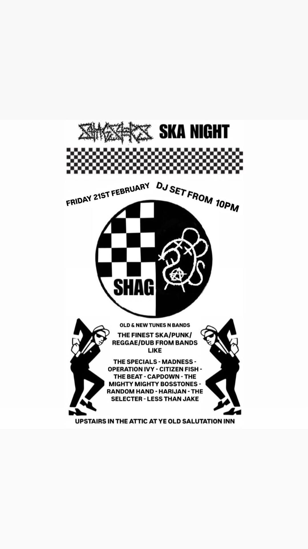 SHAG\u2019S SKA NIGHT No.3 DJ SET