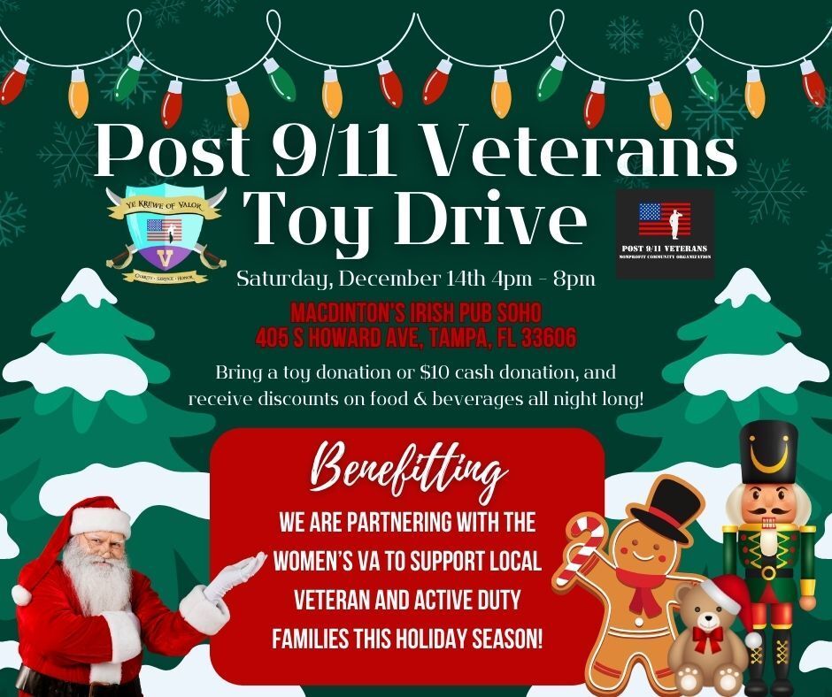 Annual Post 9\/11 Veterans Toy Drive