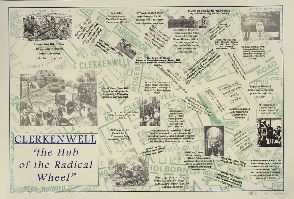 A walking tour through radical Clerkenwell