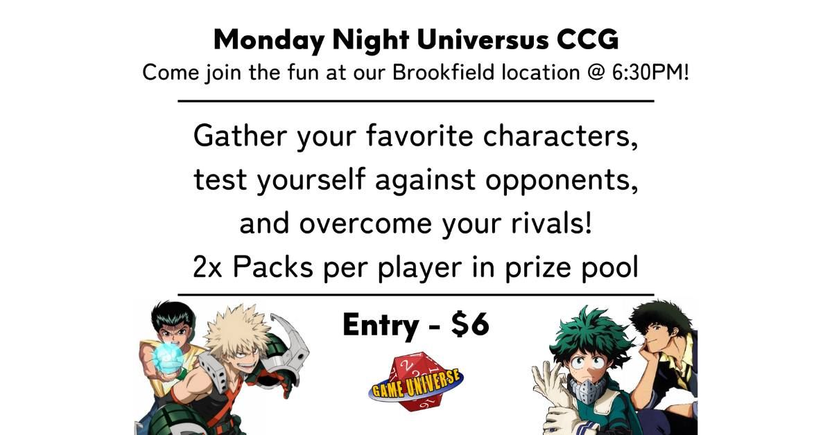 Monday Night Universus CCG