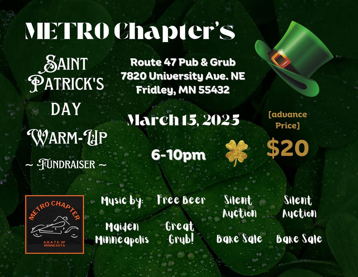 METRO Chapter's St. Patty's Day Warm-Up!