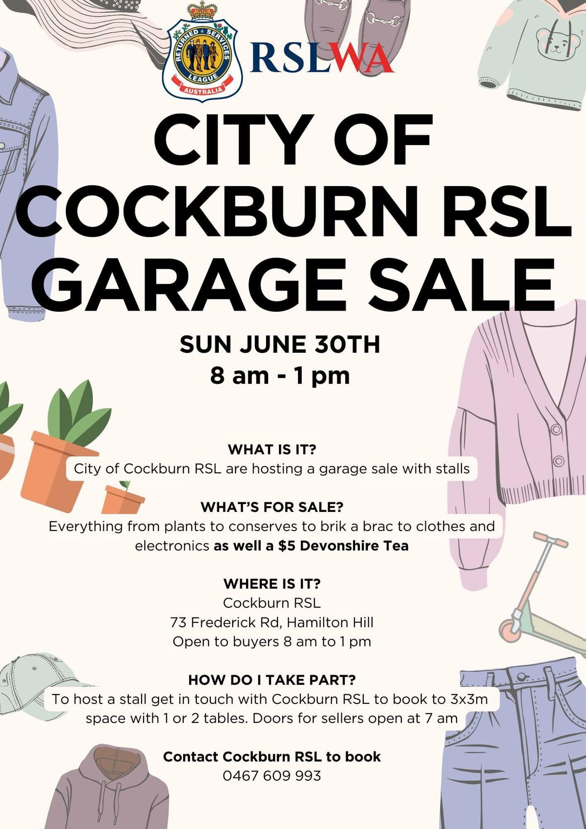 City of Cockburn RSL Garage Sale 
