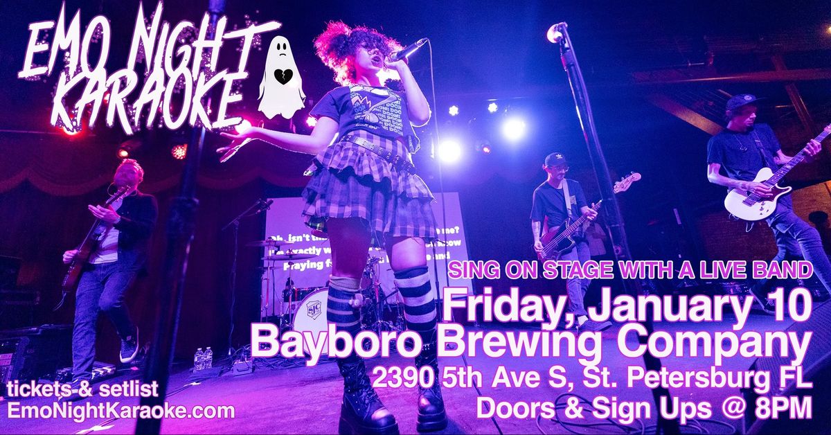 Bayboro Presents: EMO NIGHT KARAOKE! January 10th 2025