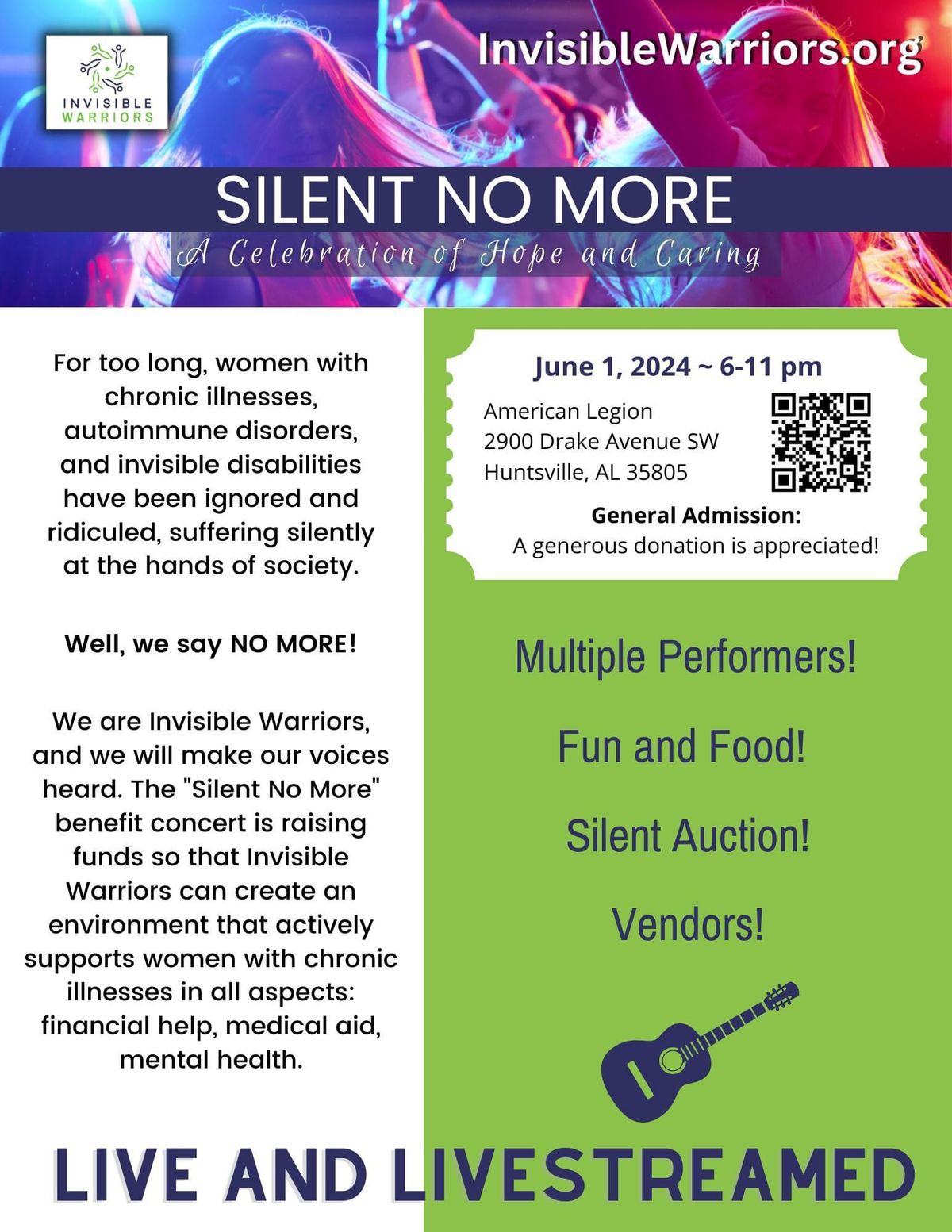 Silent No More benefit concert