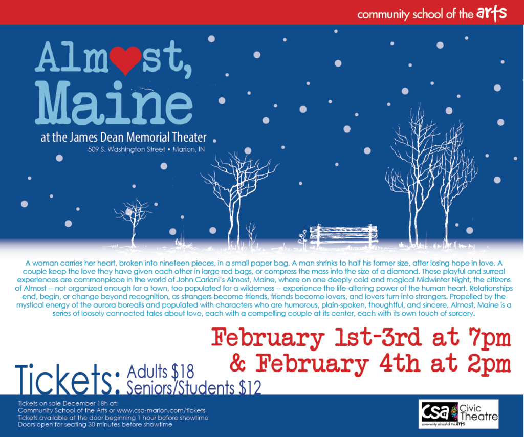 Almost Maine at Monon Depot Theater