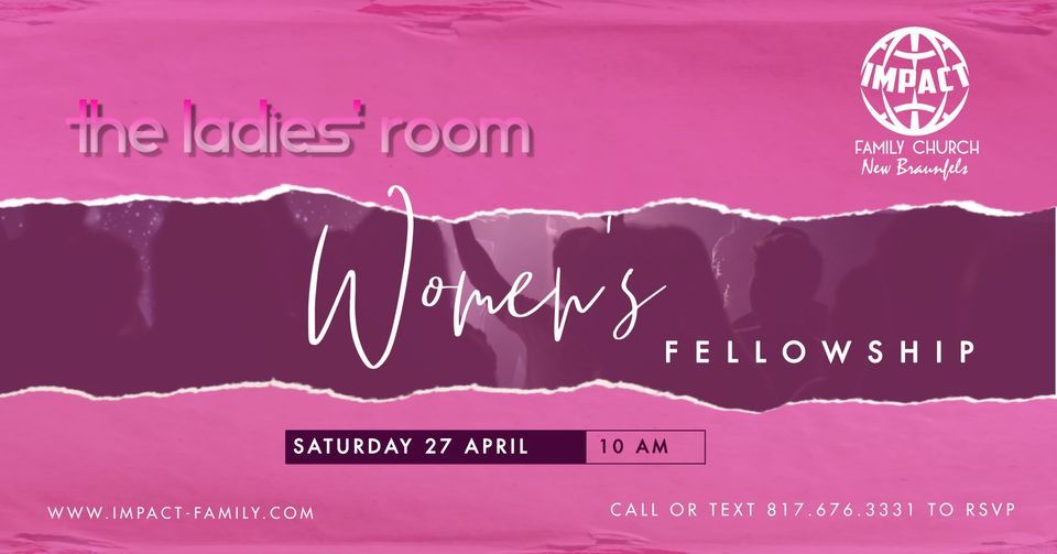 Ladies' Room Monthly Fellowship