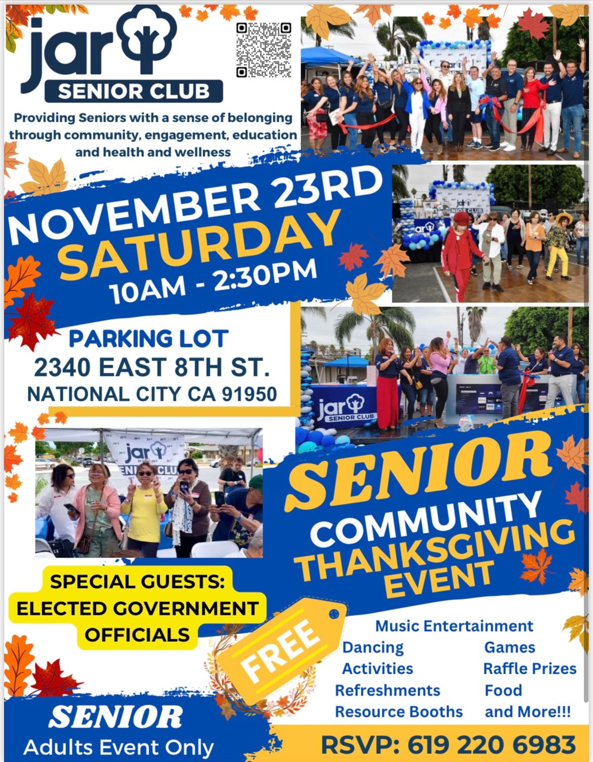 Senior Community Thanksgiving Event