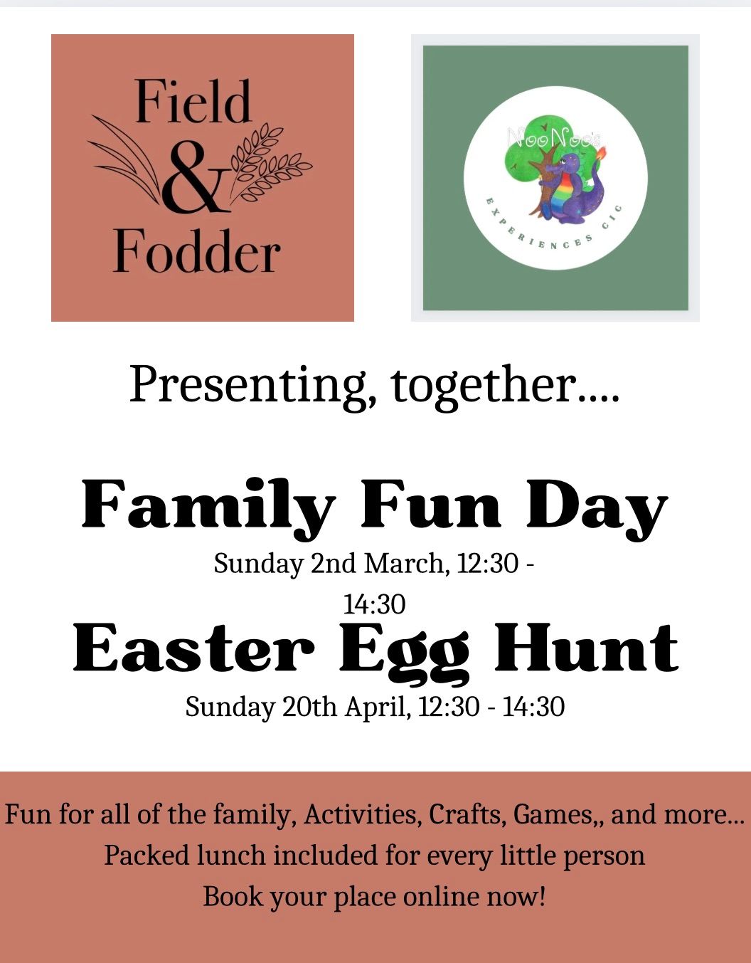 Easter Egg Hunt @ Field & Fodder with Noo Noo\u2019s 