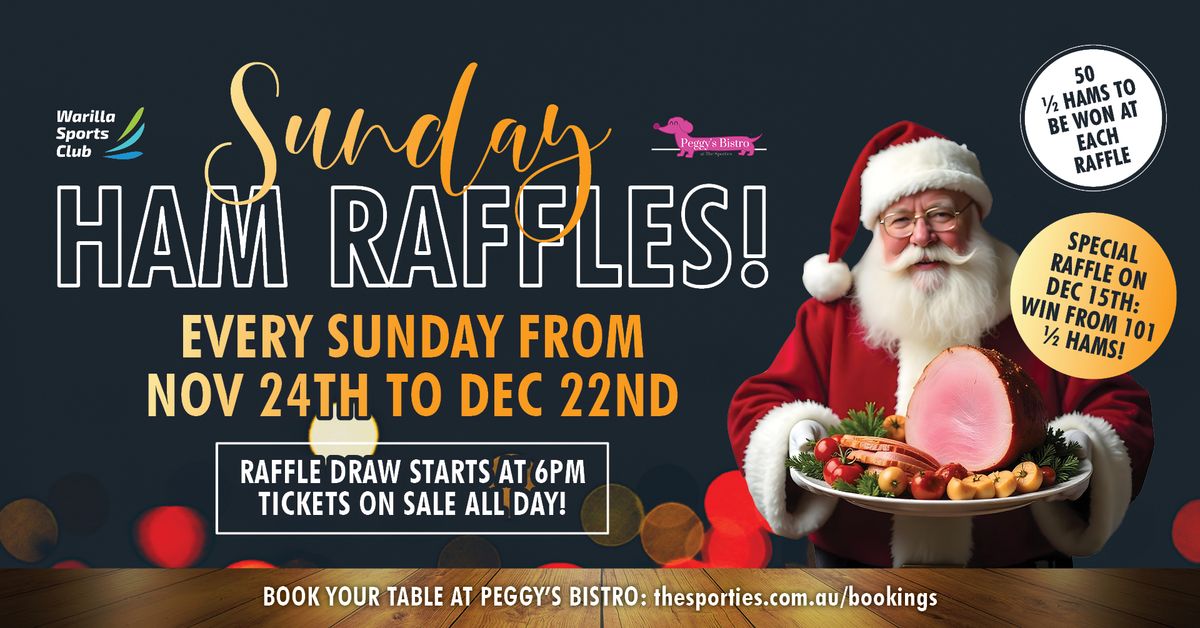 Sunday Christmas Ham Raffles