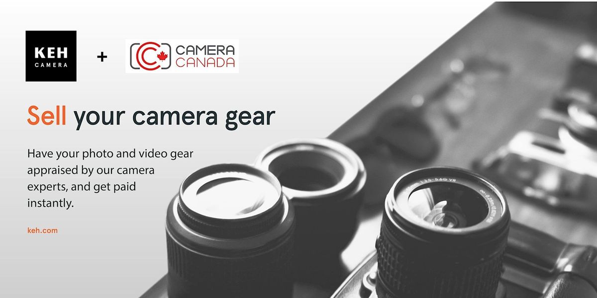 Sell your camera gear (free event) at Camera Canada