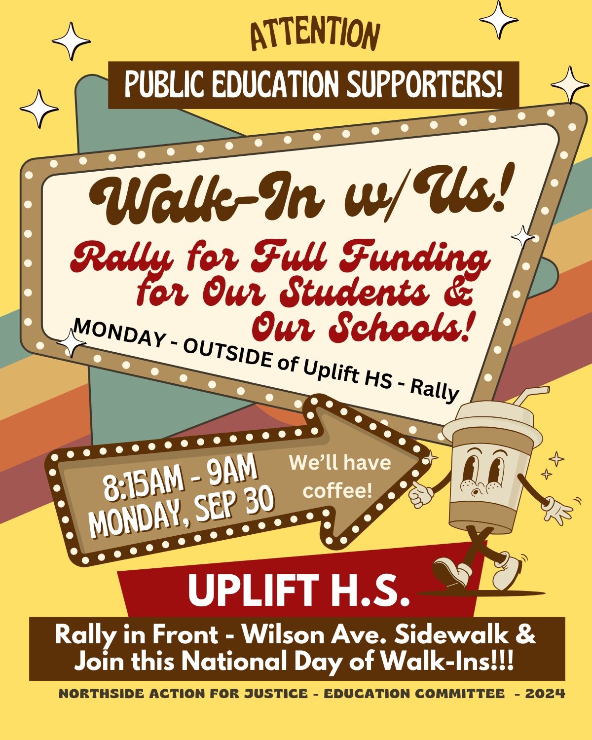 Nat\u2019l Walk-In Day in Public Schools 