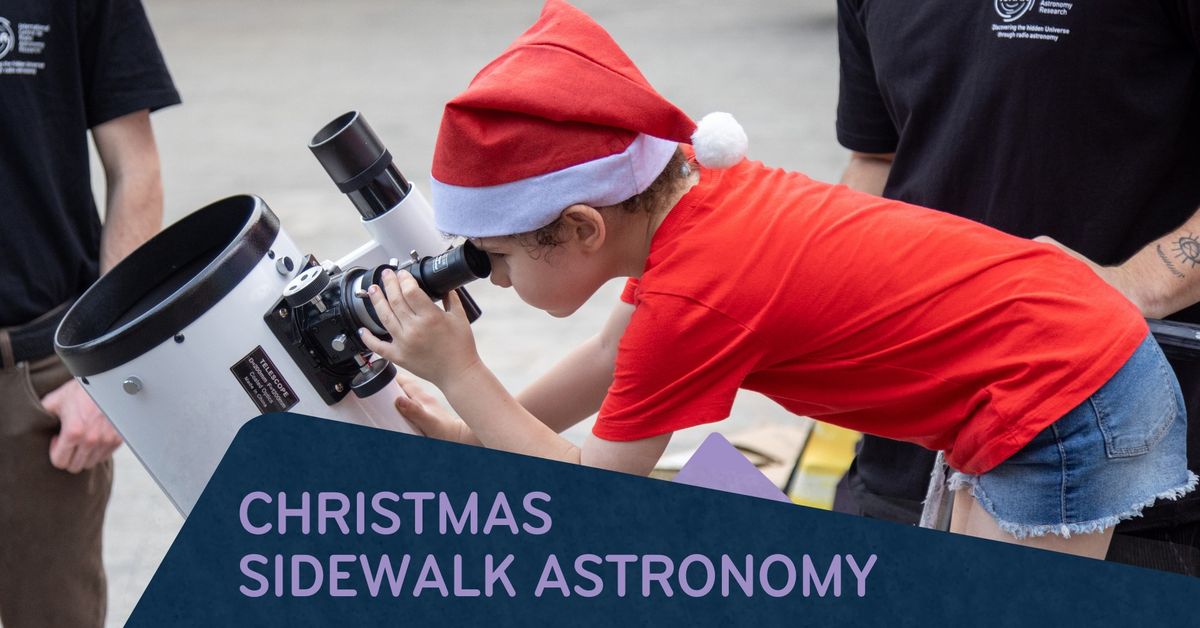 Christmas Sidewalk Astronomy 