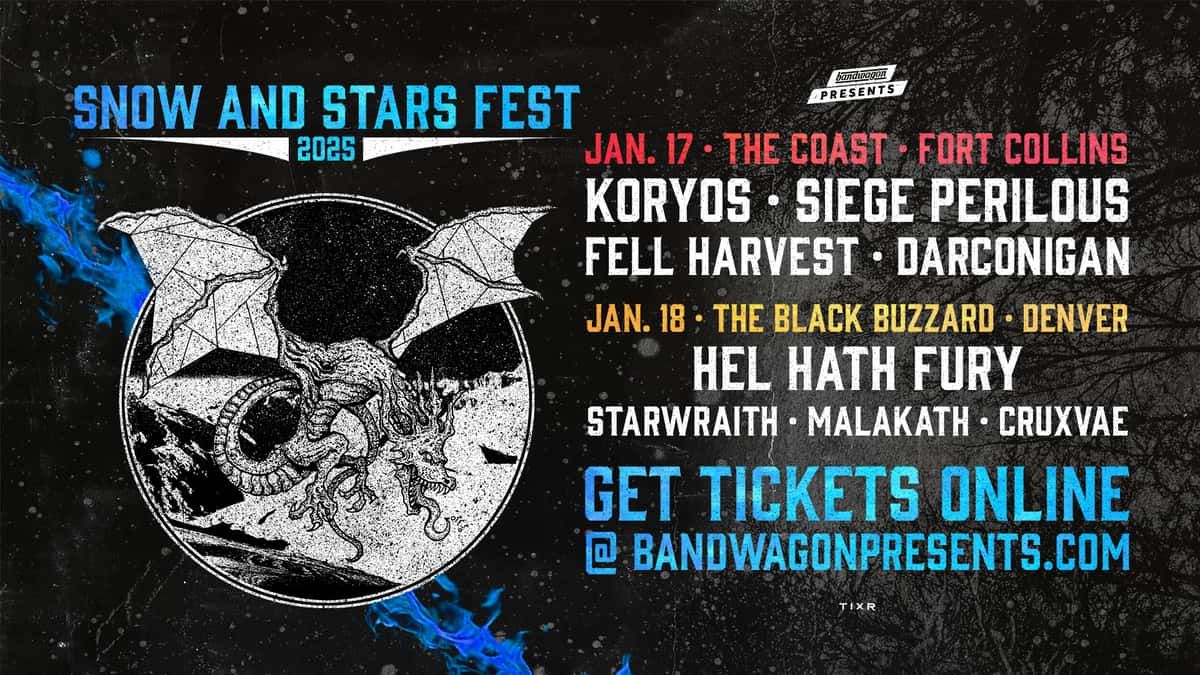 Snow and Stars Fest (18+) with Hel Hath Fury, Starwraith, Malakath, Cruxvae 