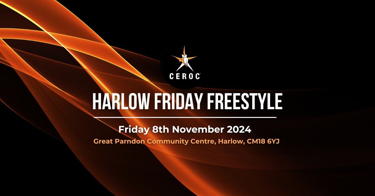 Harlow Friday Freestyle - Fri 8th November 2024