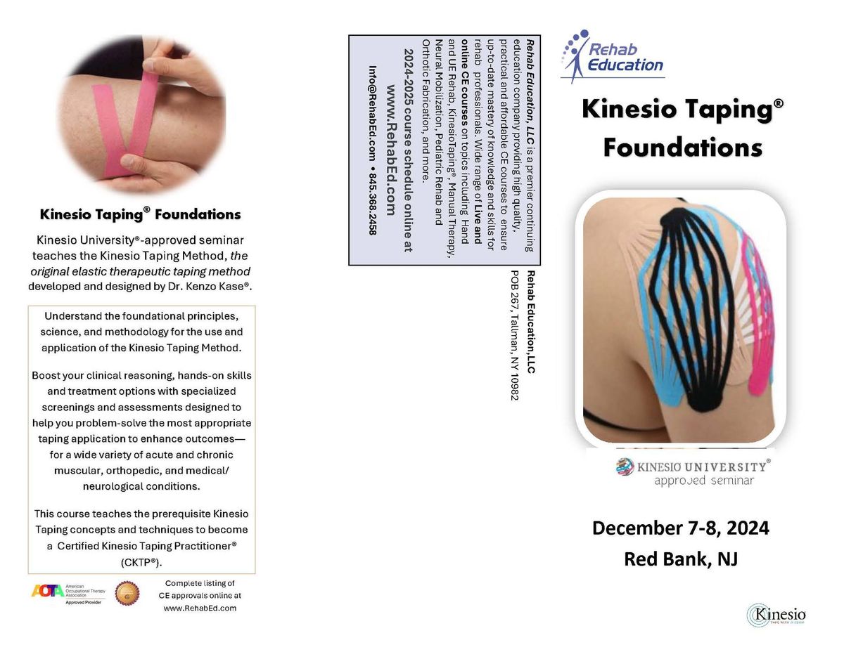 Kinesio Taping Foundations