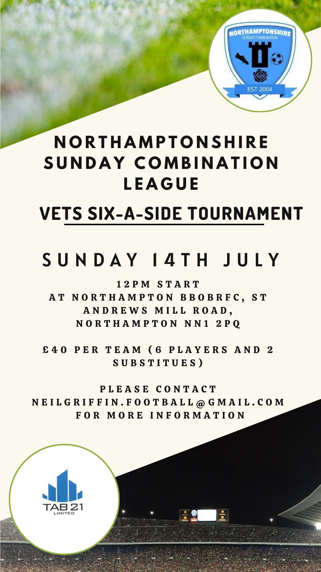 Vets Six-A-Side Football Tournament 