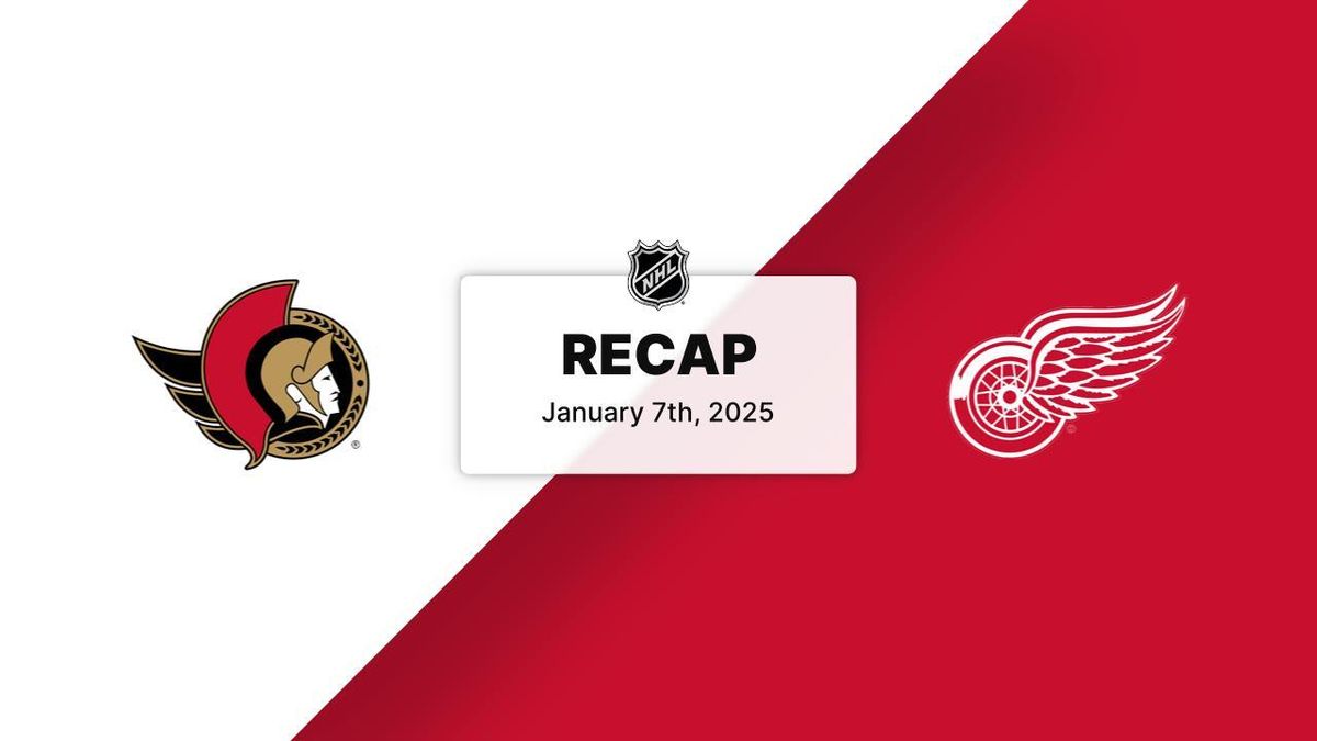 Ottawa Senators vs. Detroit Red Wings