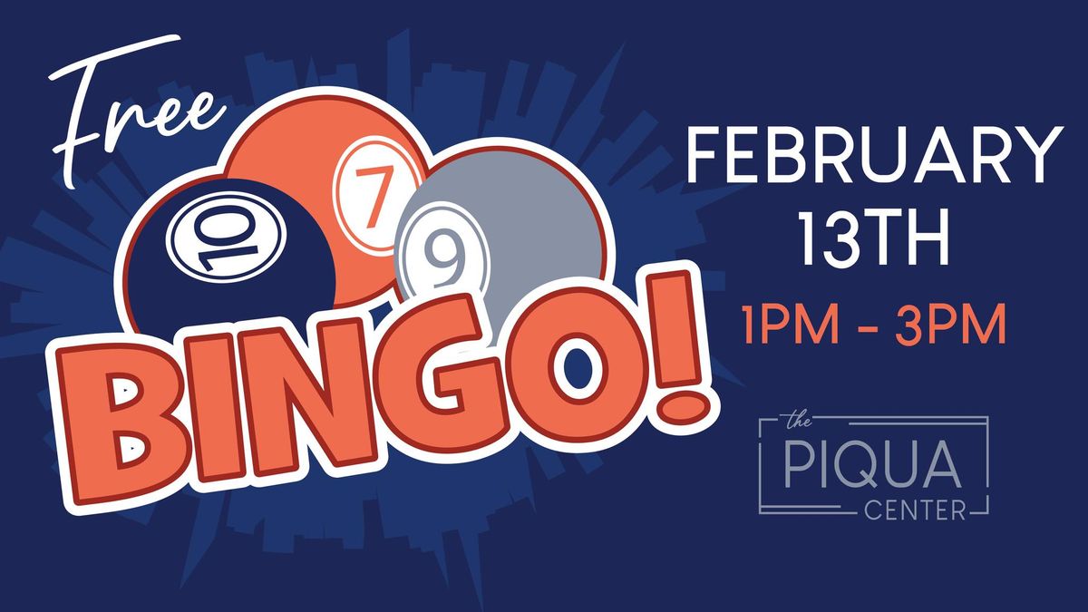 Free Bingo at Piqua Center!