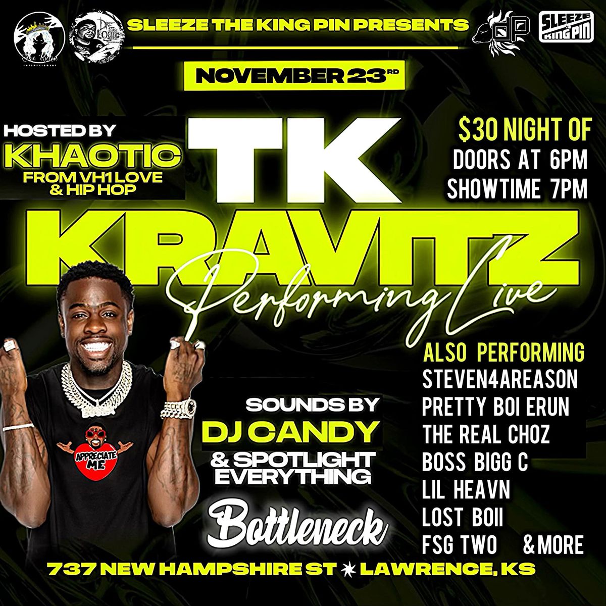 Khaotic & TK Kravitz at The Bottleneck