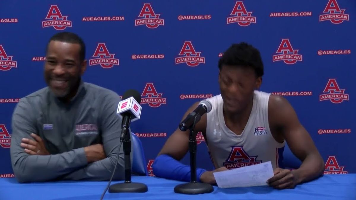 Parking Holy Cross Crusaders at American University Eagles Mens Basketball