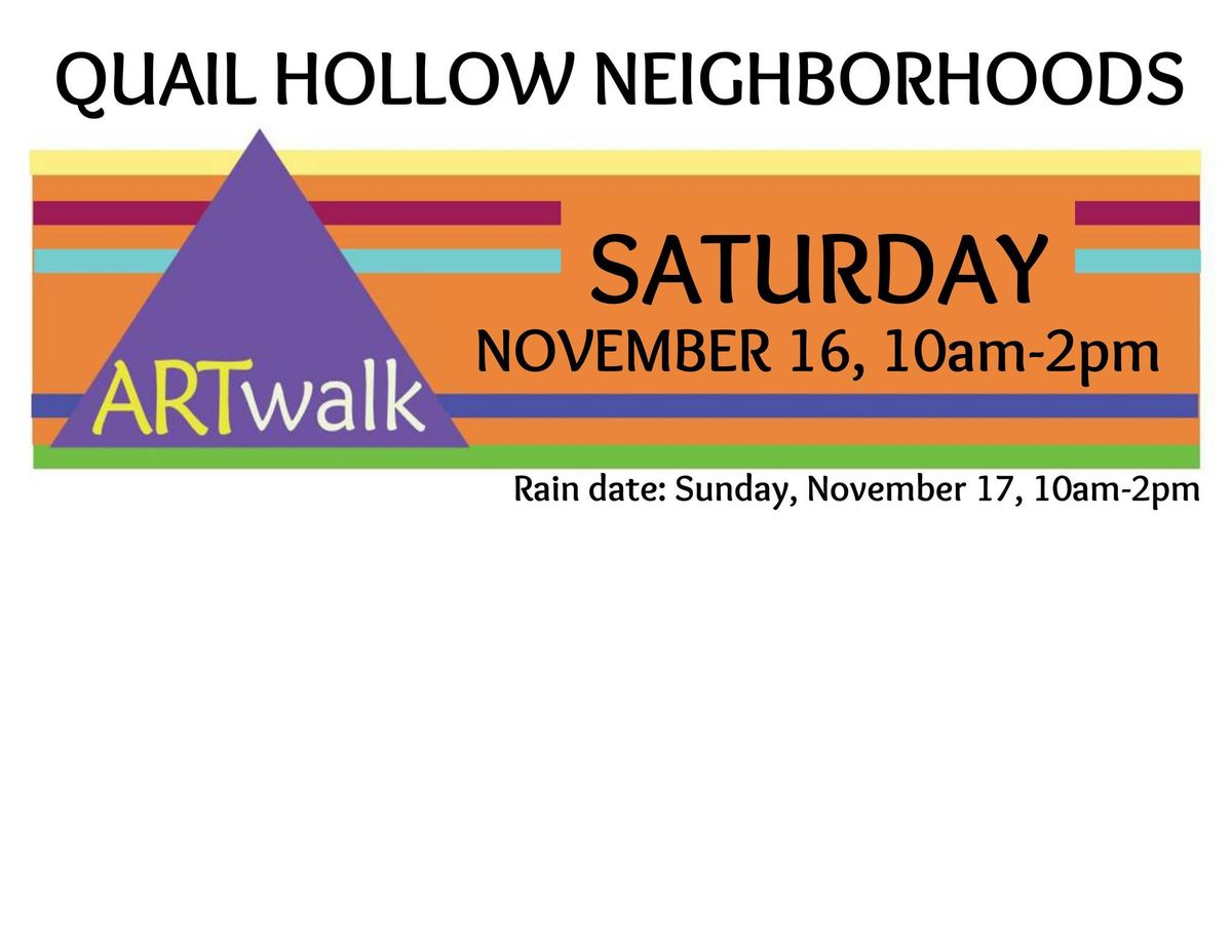 2024 Quail Hollow Neighborhoods ARTwalk