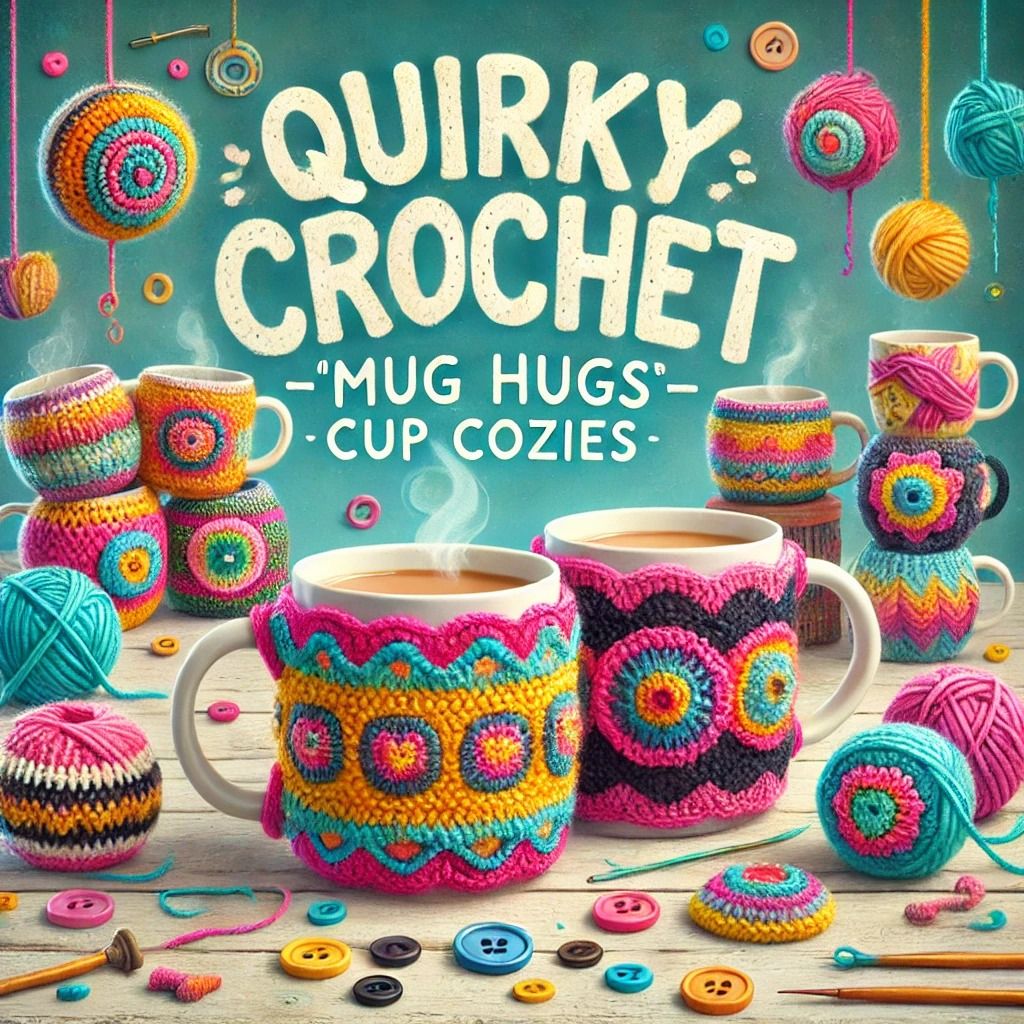 Beginner Crochet: Mug Hugs at Fishburn Mansion