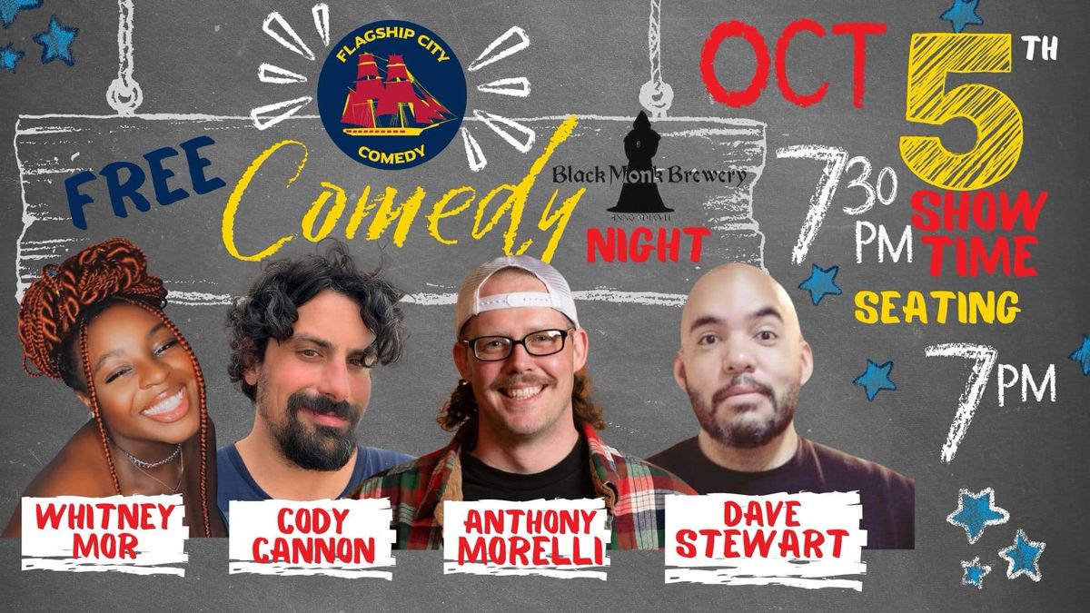 Black Monk's Free Comedy Night