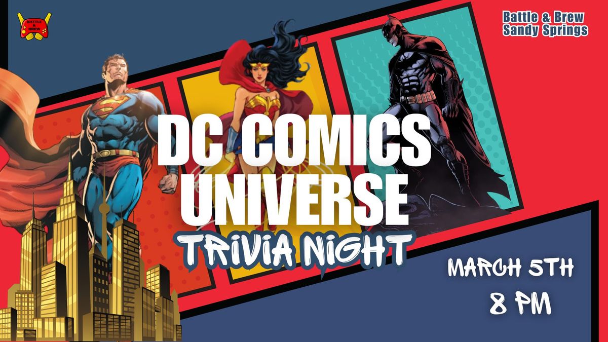 DC Comics Universe Trivia Night