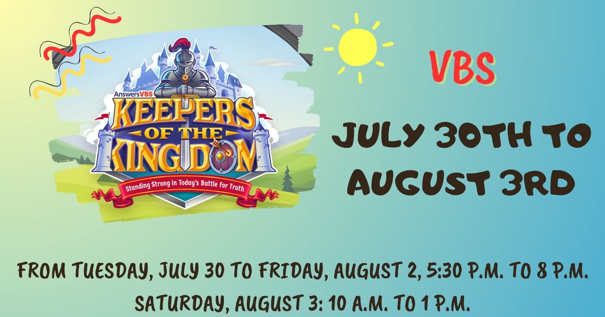 Keepers of The Kingdom VBS 